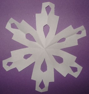 SnowflakeStep9 9. Open the snowflake.