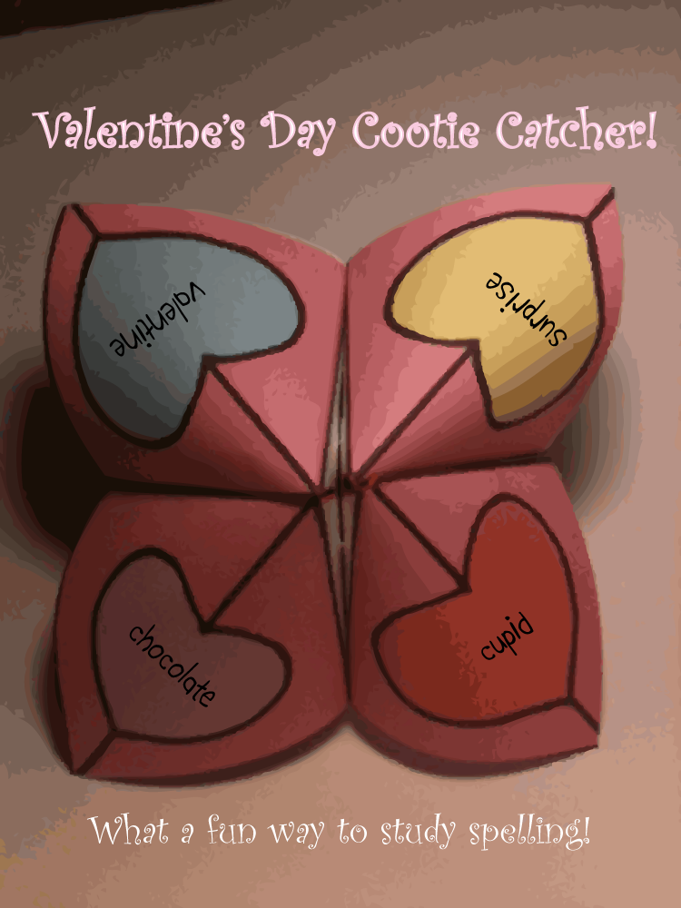 Valentine’s Day Cootie Catcher